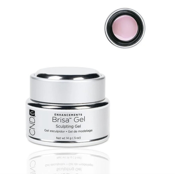 New CND Enhancements Brisa GEL Sculpting Gel Acrylic Nails Warm Pink 1.5 Oz - Picture 5 of 6
